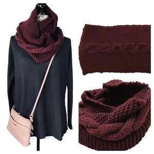 Five Below - Chunky Cable Knit Infinity Scarf